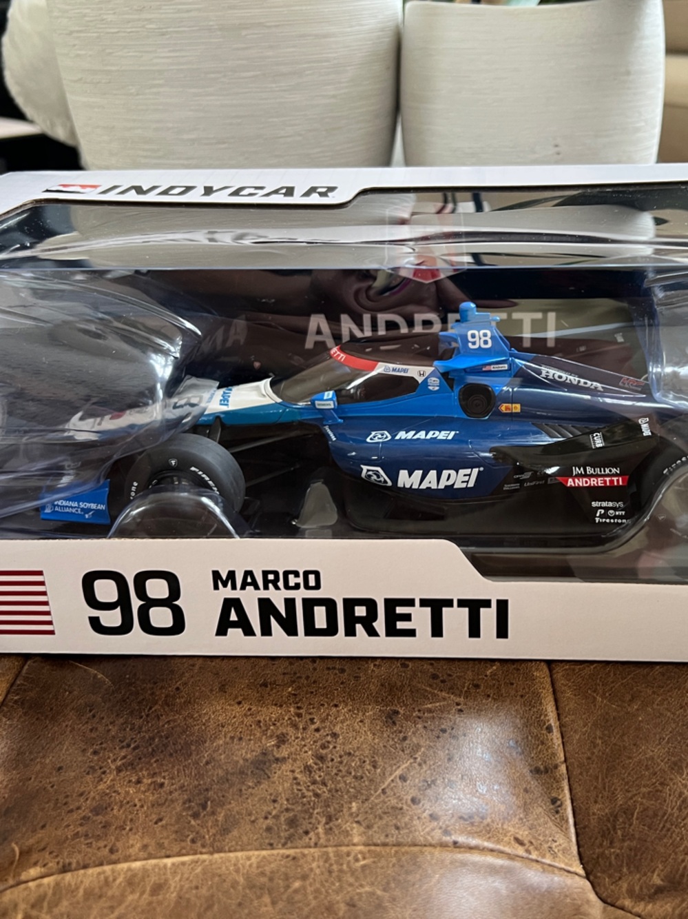 Marco Andretti #98 Blue IndyCar Diecast - Marco Andretti